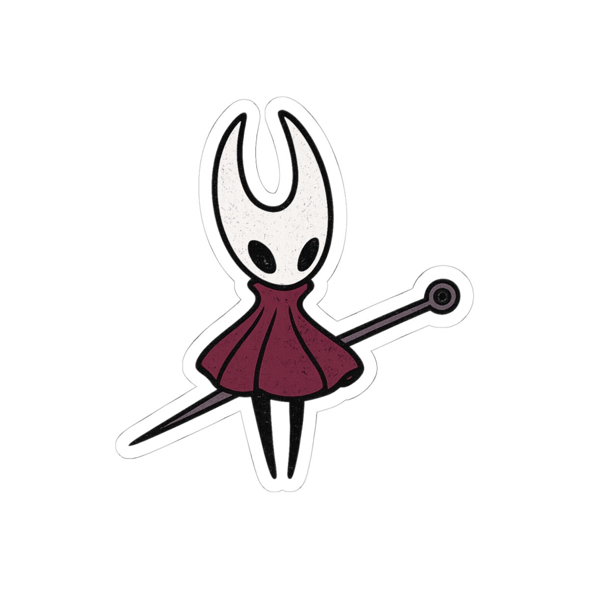 Hollow Knight Hornet Sticker | Bold Sentinel Vinyl Decal - Official Stickers merchandise