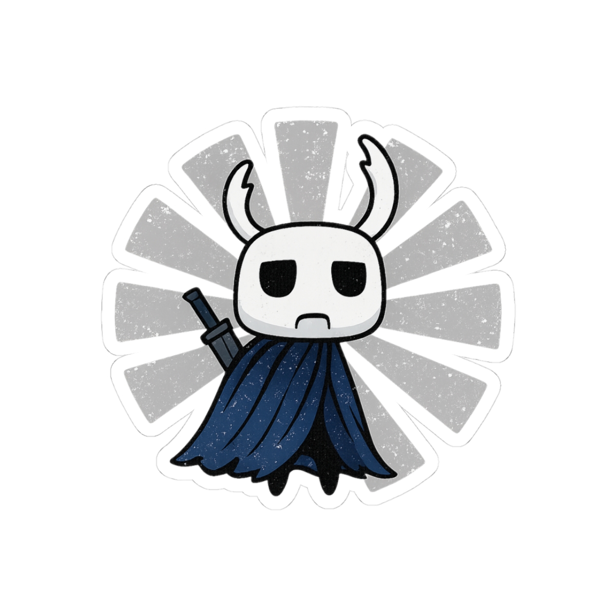 Hollow Knight Zote the Mighty Funny Sticker Decal - alternate angle 1, merchandise