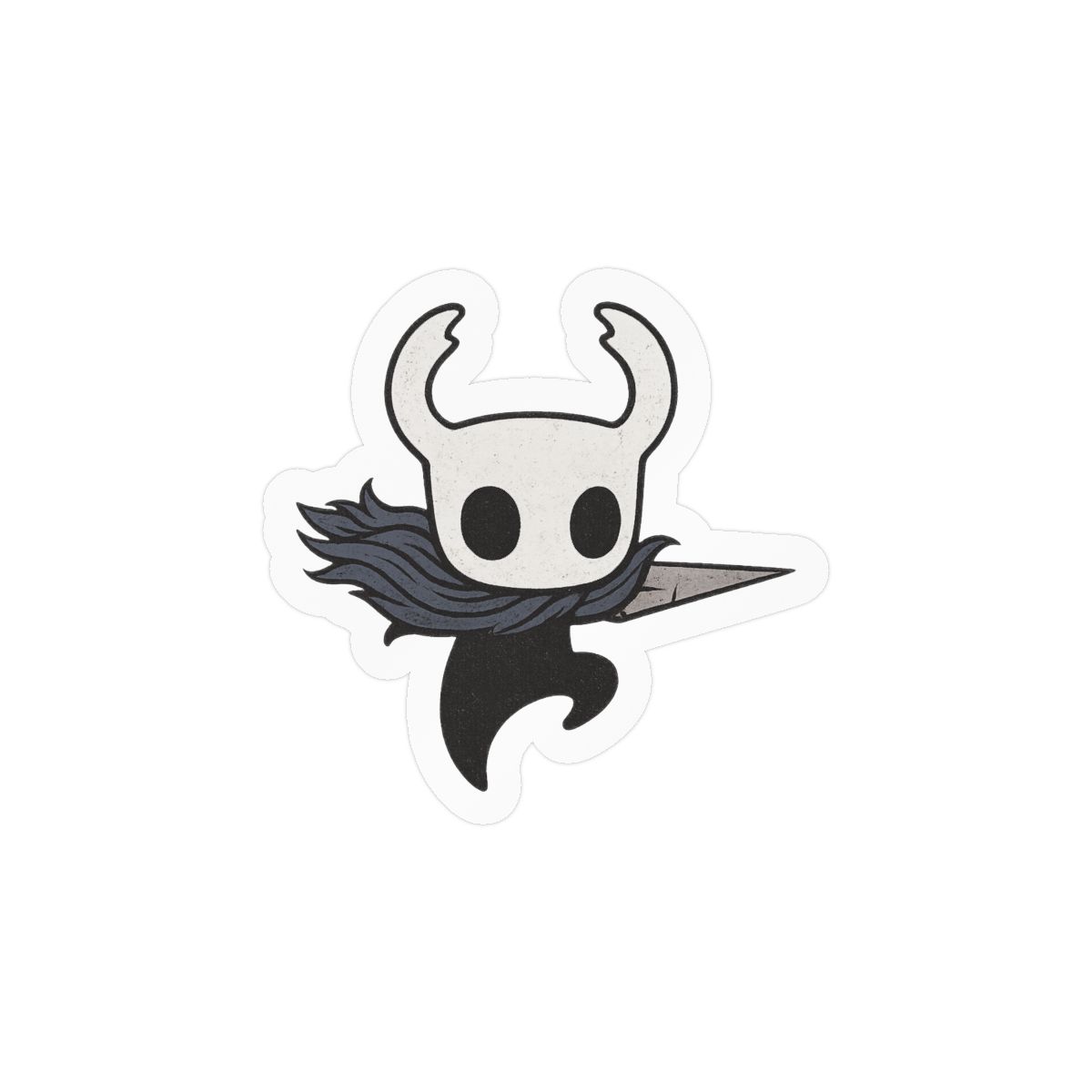 Hollow Knight Vinyl Sticker | Epic Gaming Decal - alternate angle 2, merchandise