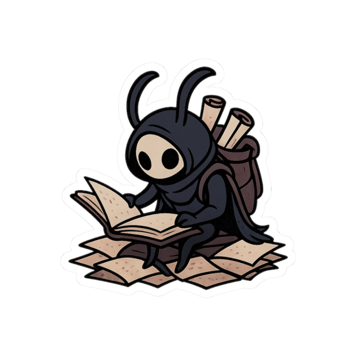 Cornifer Hollow Knight Sticker | Cute Map Bug Vinyl Decal