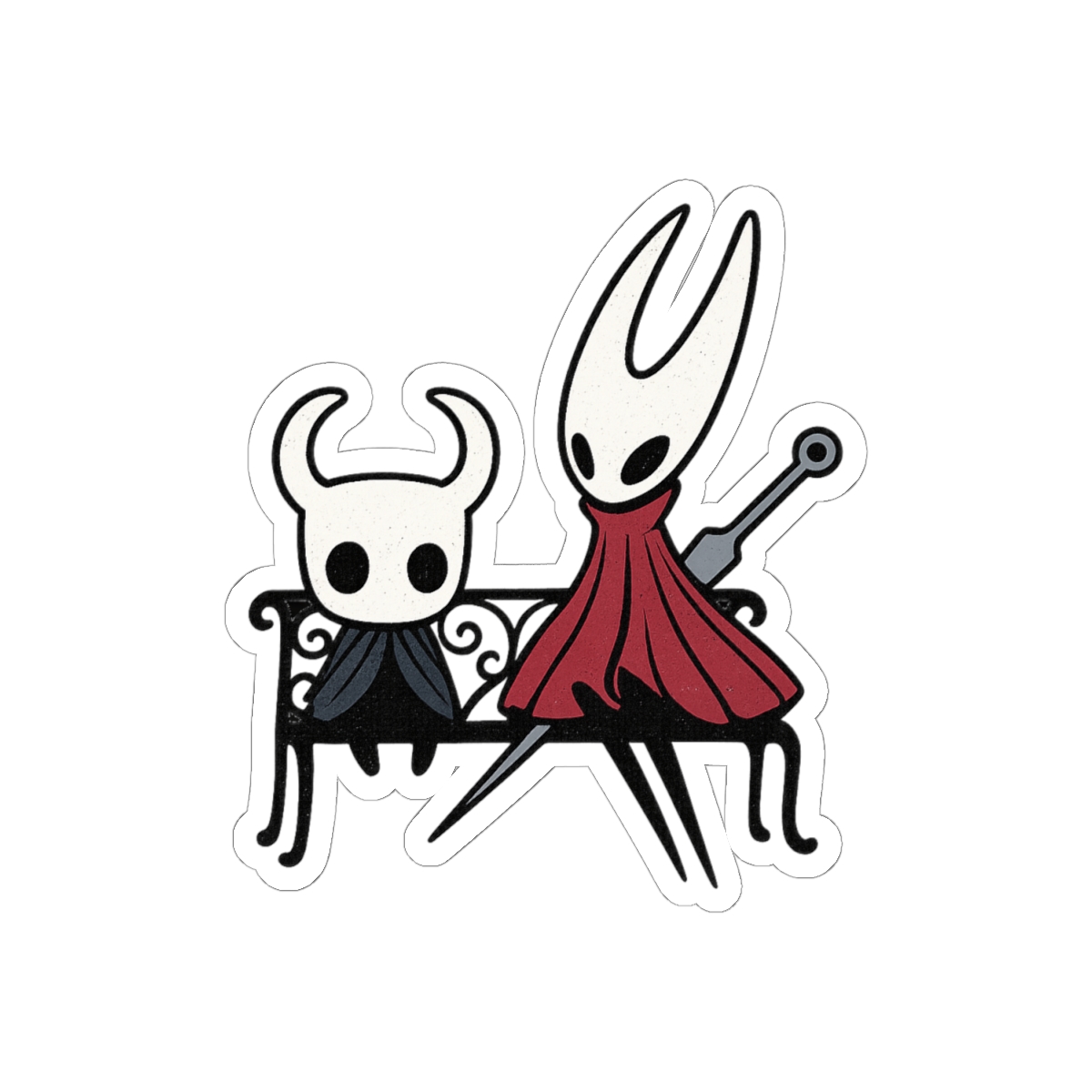 Ghost and Hornet Sticker | Playful Spooky Vinyl Decal
