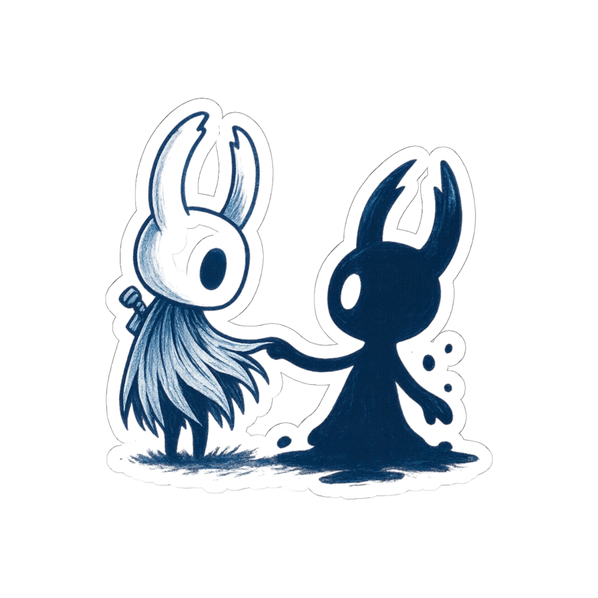 Hollow Knight Shade Ghostly Vinyl Sticker Decal - Official Stickers merchandise