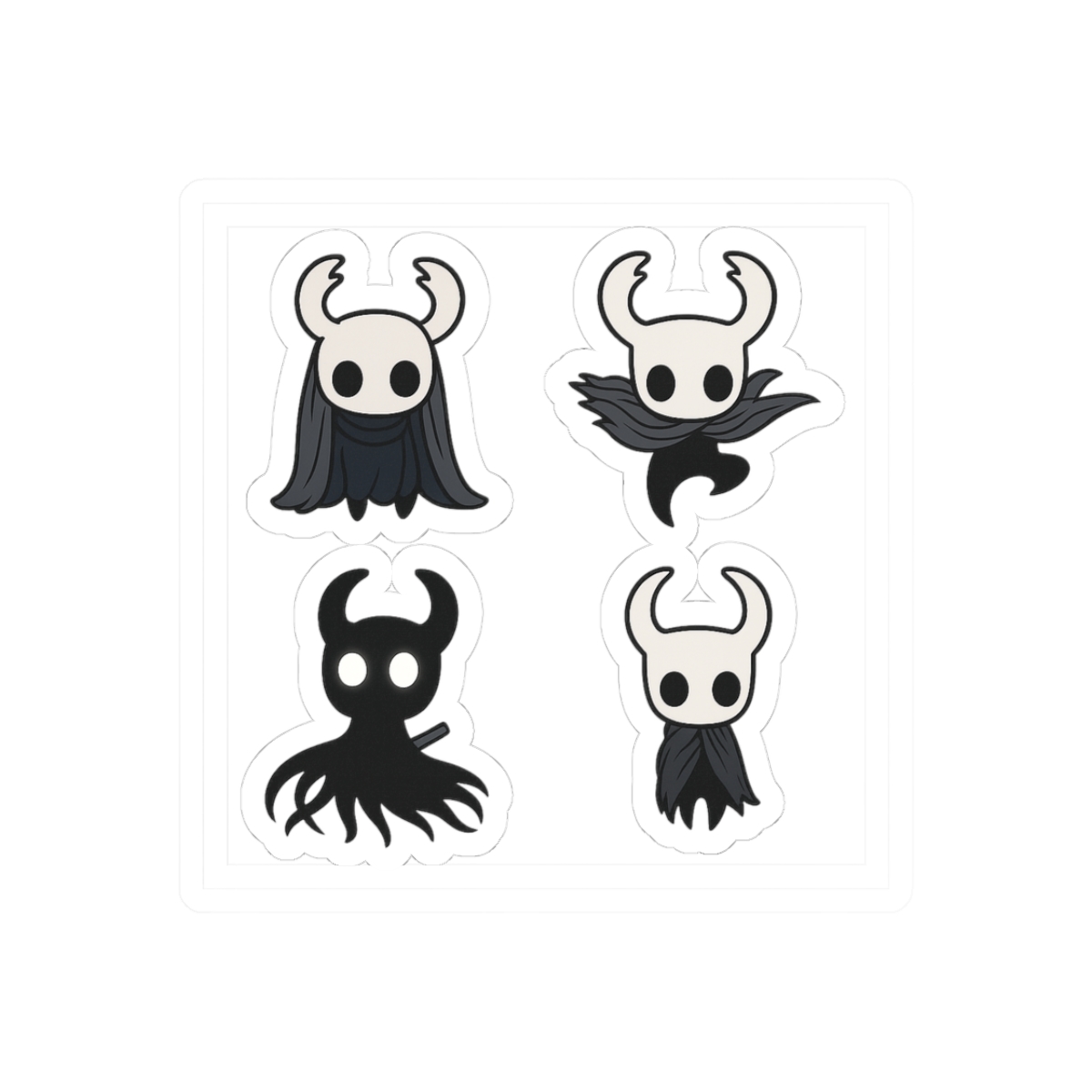 Bold Knight Pattern Sticker Pack