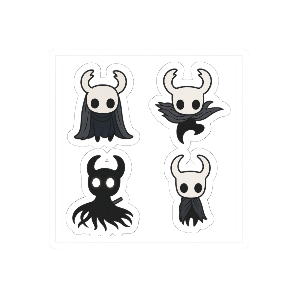 Bold Knight Pattern Sticker Pack