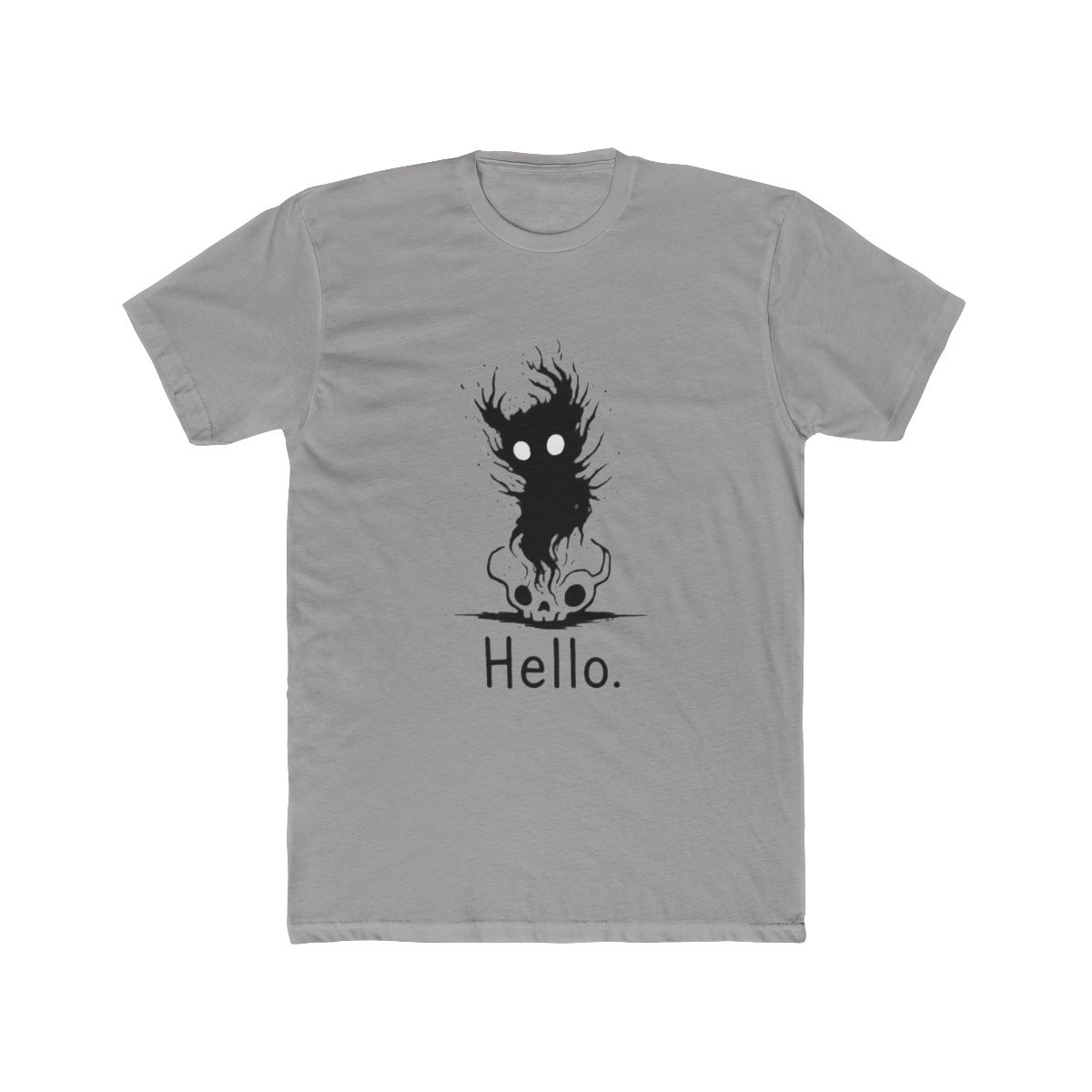 Surreal Ink Monster Hello Graphic T Shirt - alternate angle 5, merchandise