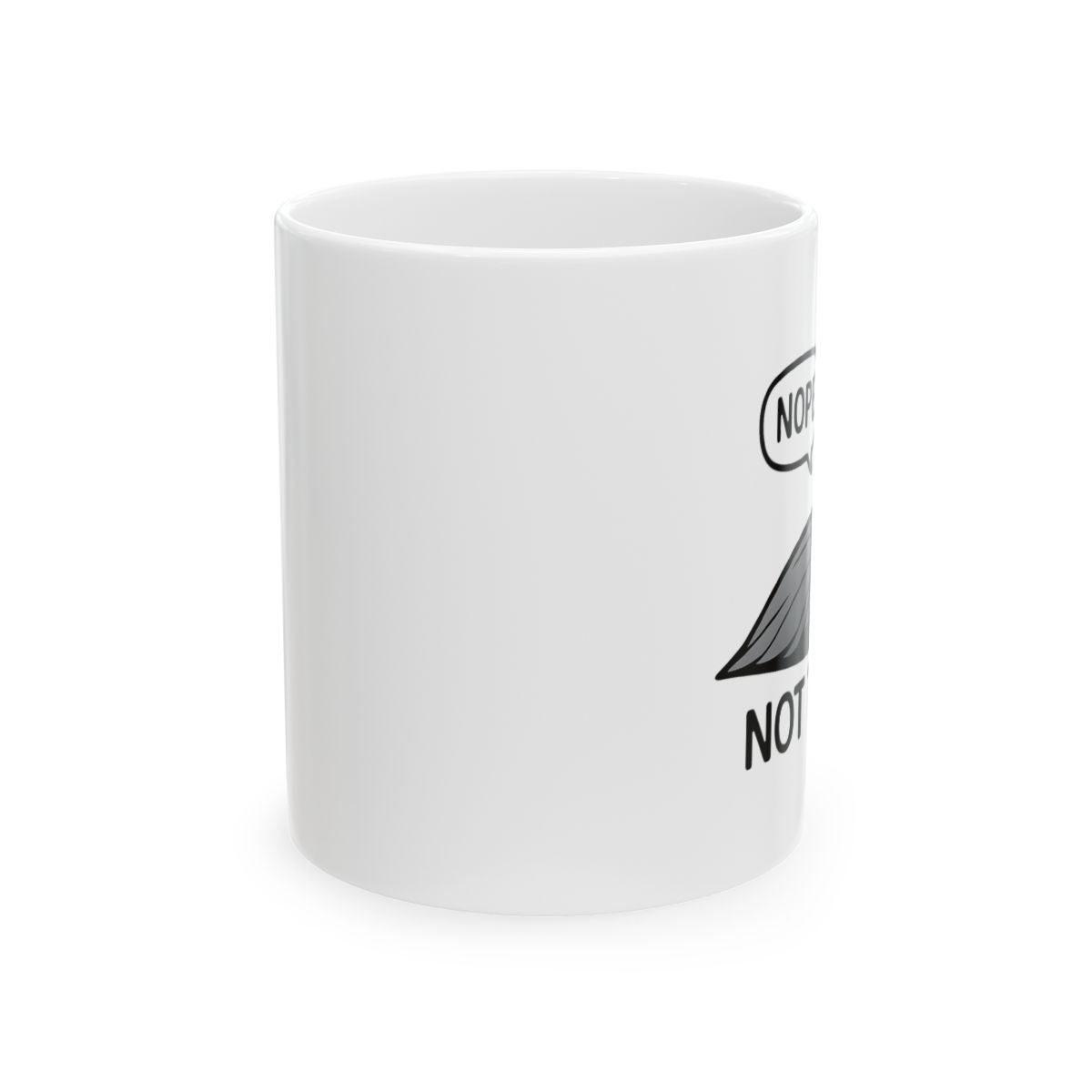 Hollow Knight "NOPE" Mug - alternate angle 2, merchandise