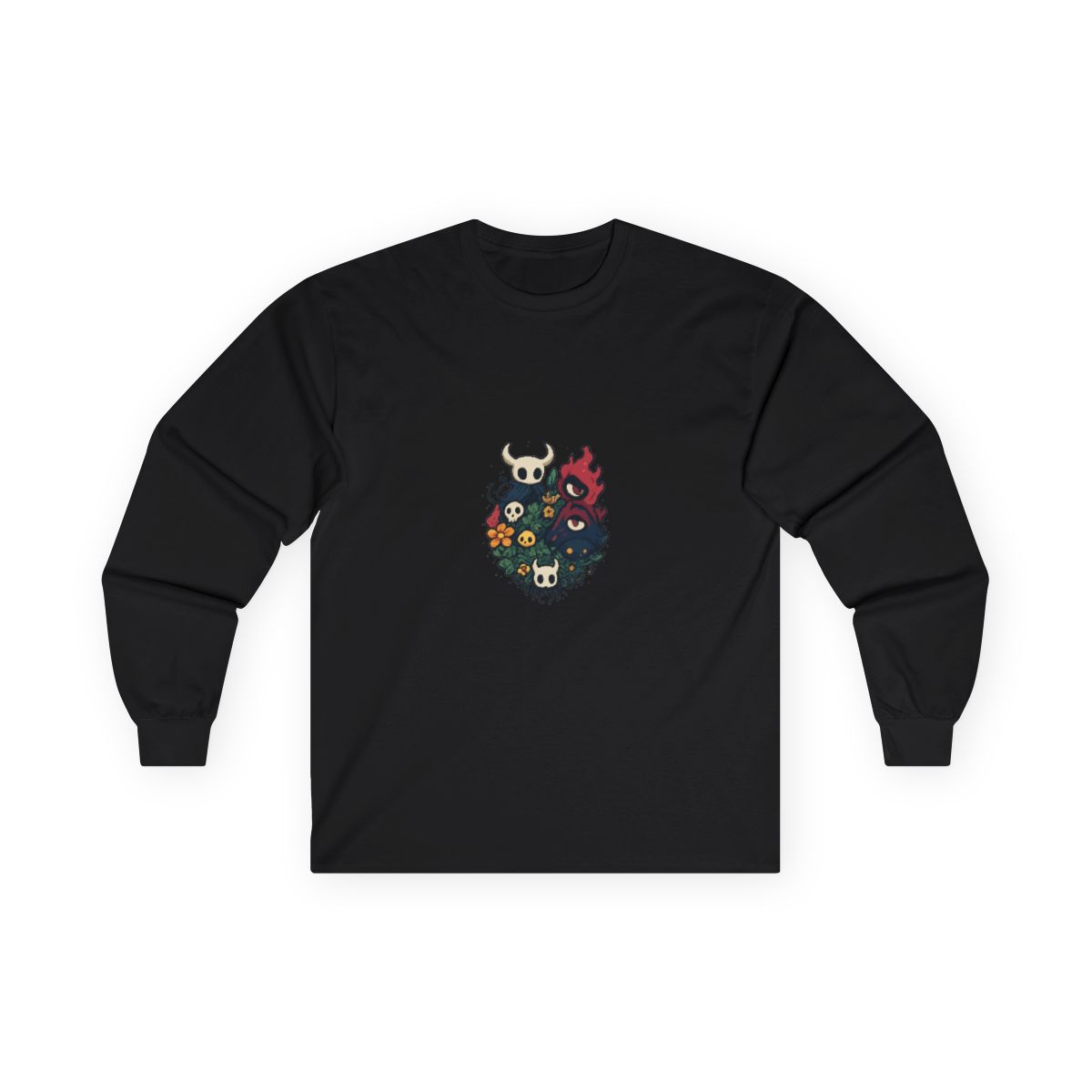 Beige hoodie with a front pocket and a hood. The front displays a colourful graphic of cartoon characters. The hoodie is made of a soft material and has long sleeves. - alternate angle 5, merchandise