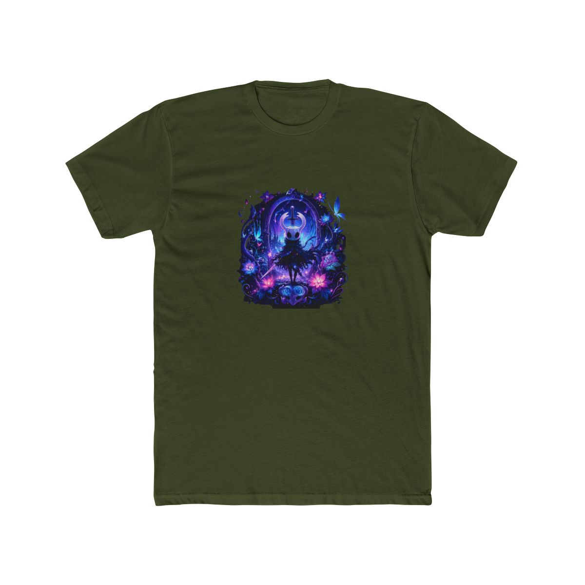 Hollow Knight - Colorful Void Masked Wanderer Grap T Shirt - alternate angle 4, merchandise