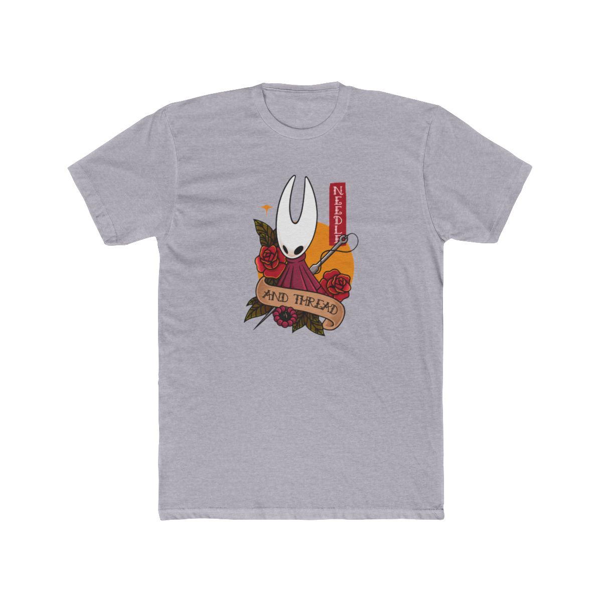 Hornet Needle & Thread Tattoo - Hollow Knight Silksong T Shirt - alternate angle 4, merchandise
