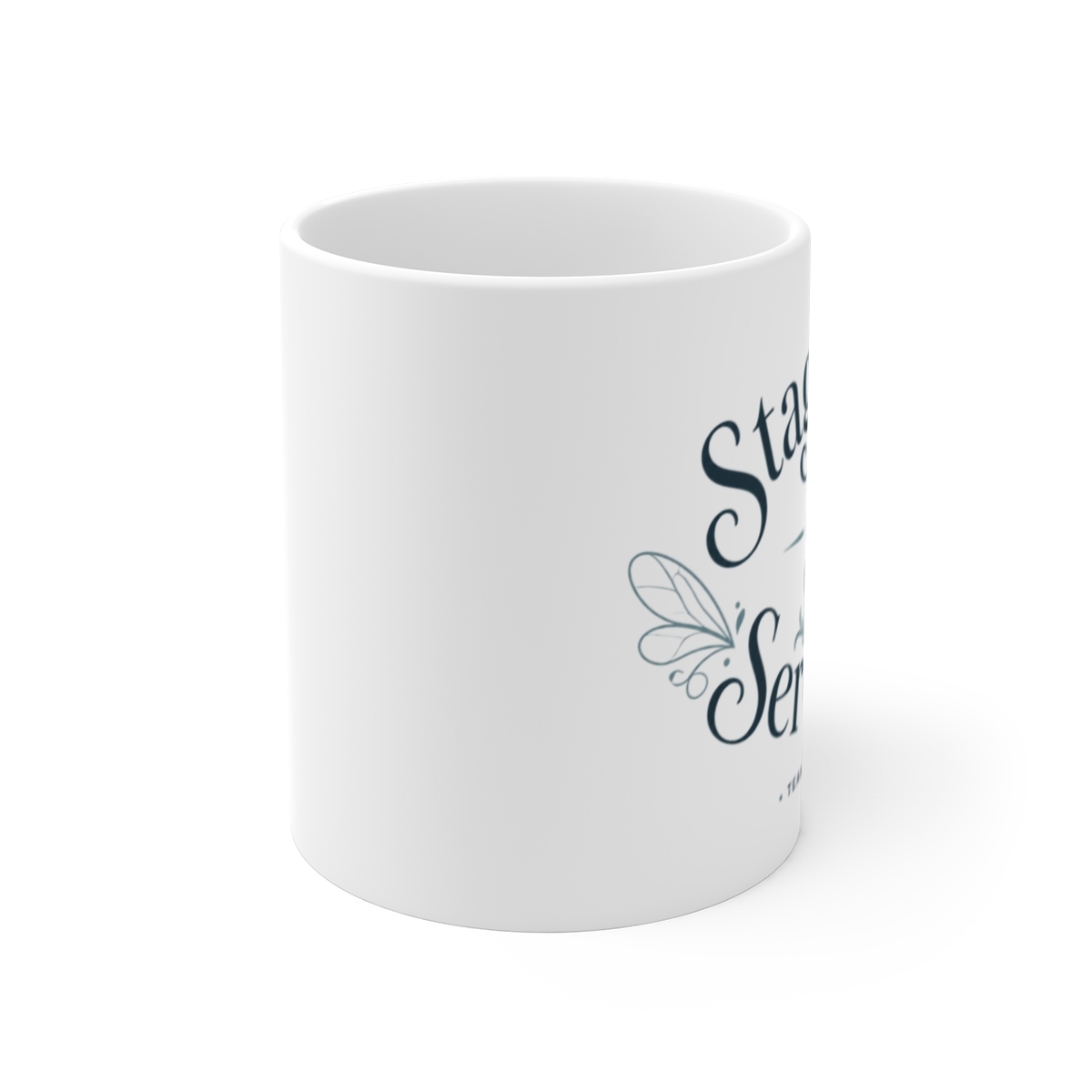 Hollow Knight "Stagways to Serenity" White Mug - alternate angle 1, merchandise