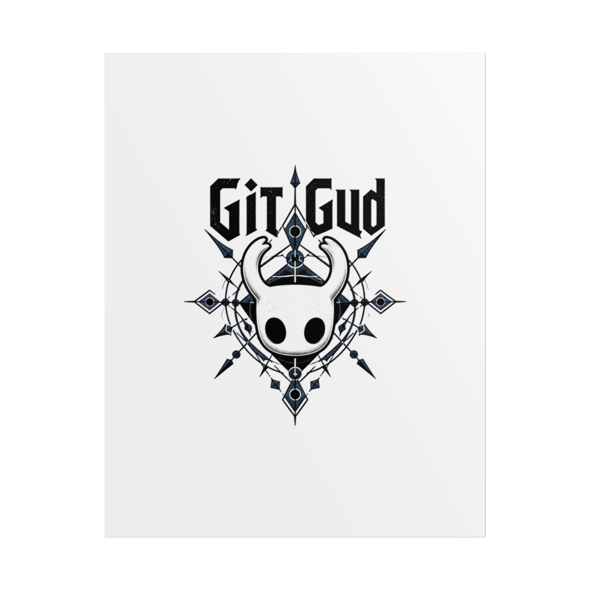 Hollow Knight "Git Gud" Poster - alternate angle 1, merchandise